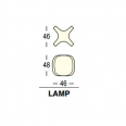 Lampada a sospensione "Four Lamp" design Philippe Tabet